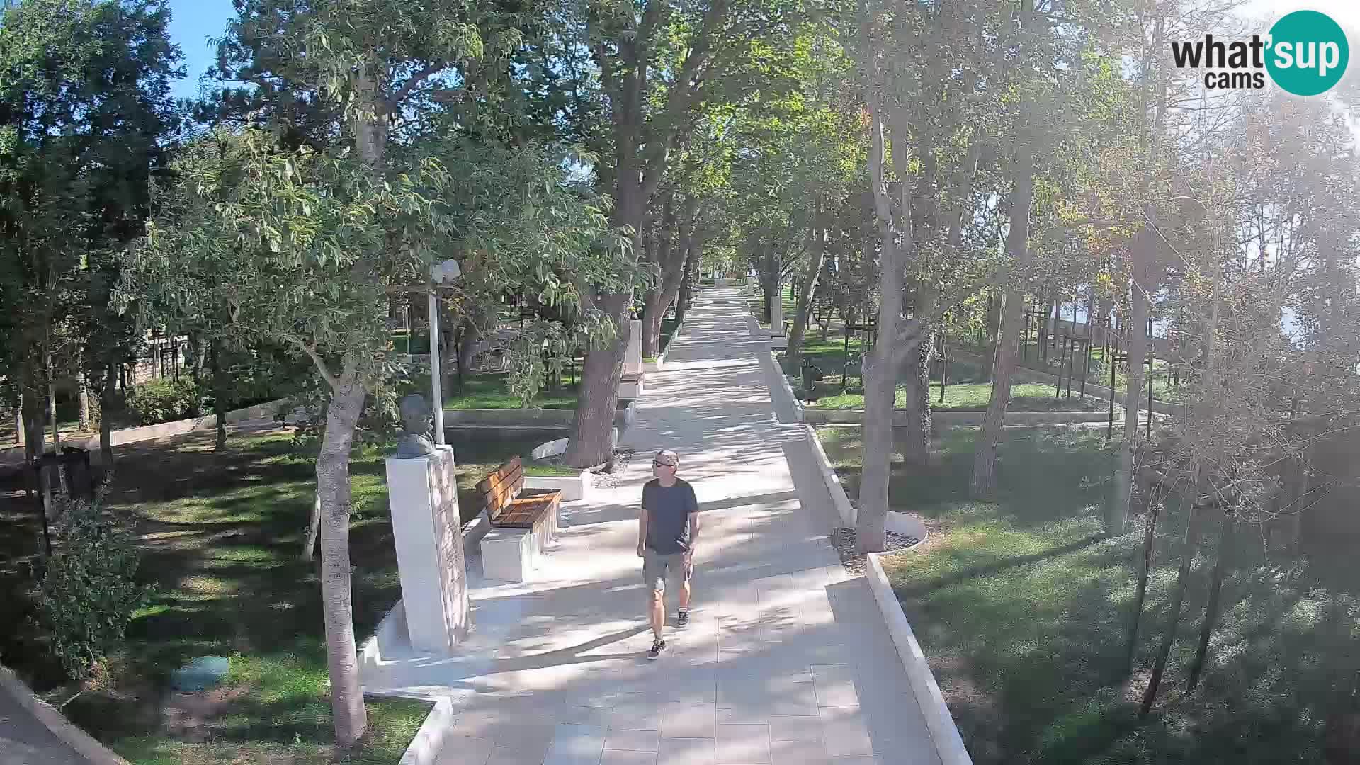 Webcam Schriftstellerpark Senj – Live am Meer
