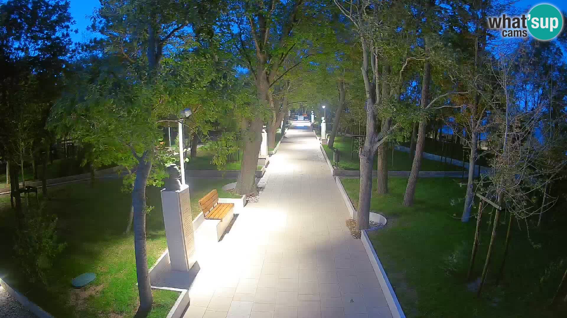 Writers’ Park Webcam Senj – Live by the Sea