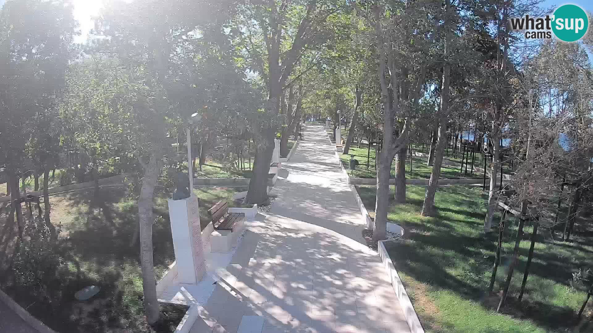 Writers’ Park Webcam Senj – Live by the Sea