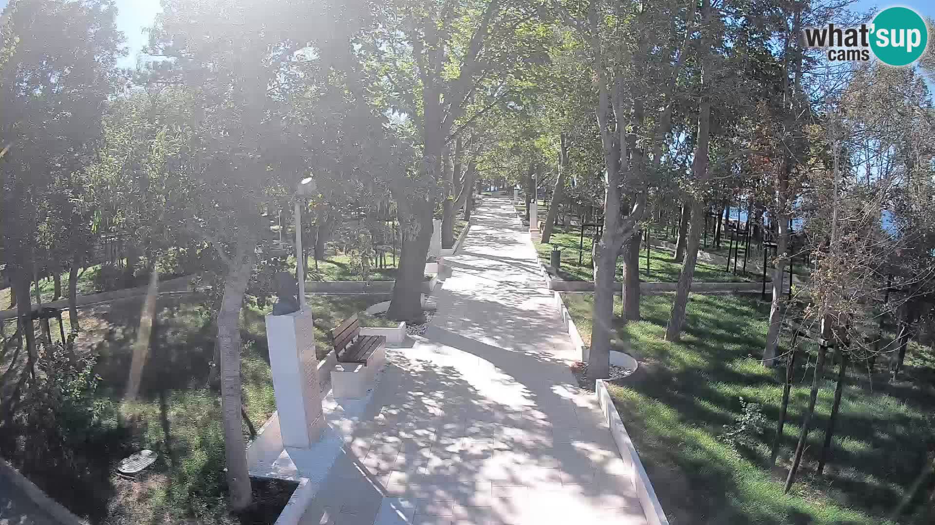 Writers’ Park Webcam Senj – Live by the Sea