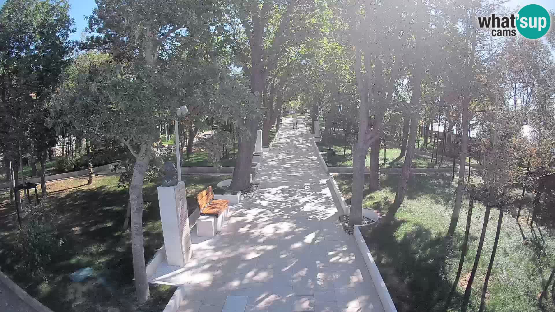 Writers’ Park Webcam Senj – Live by the Sea