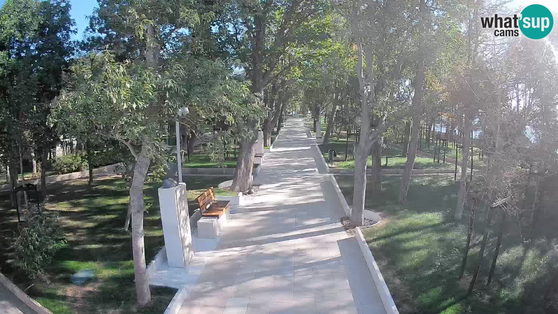 Writers’ Park Webcam Senj – Live by the Sea
