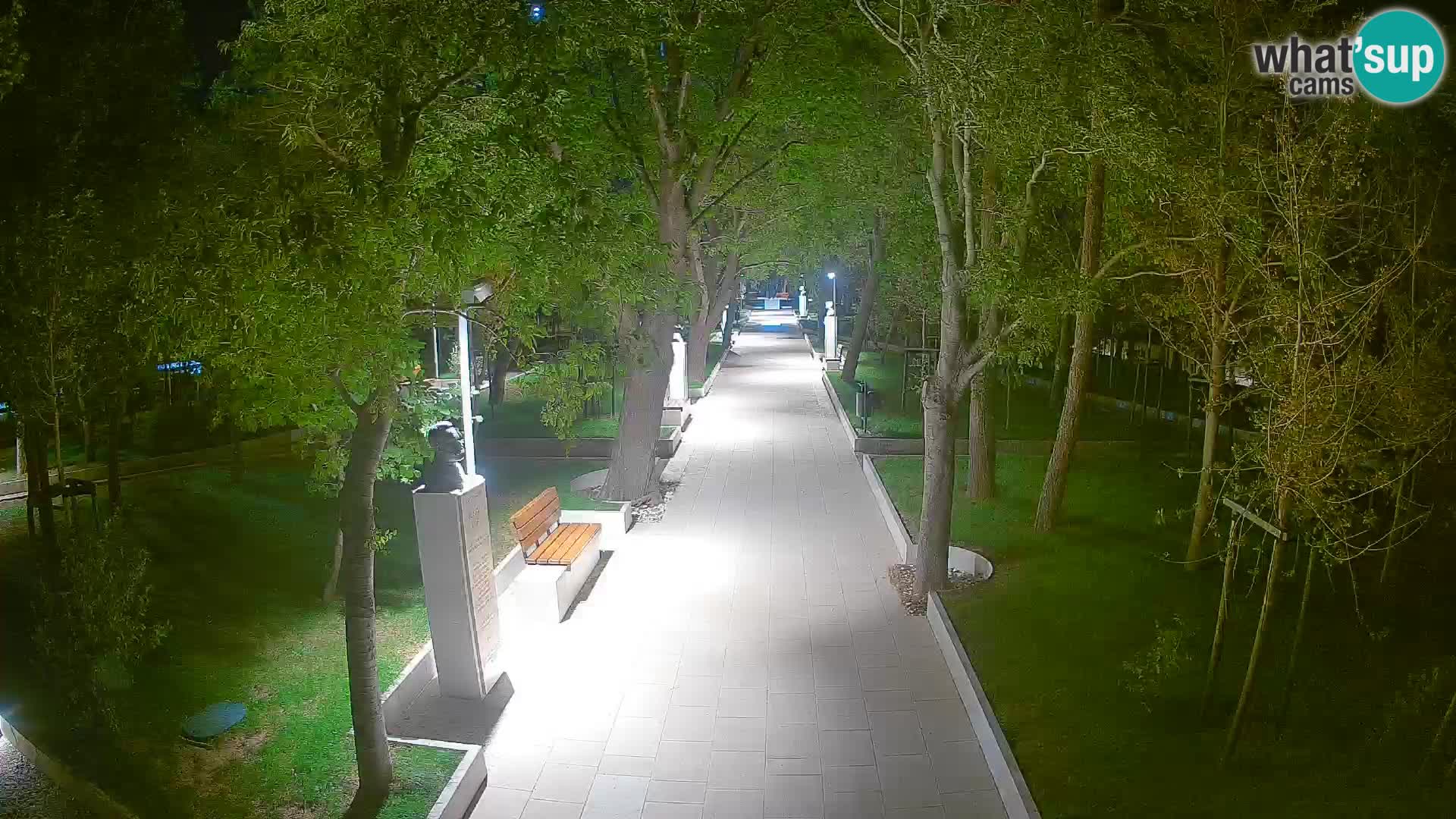 Writers’ Park Webcam Senj – Live by the Sea