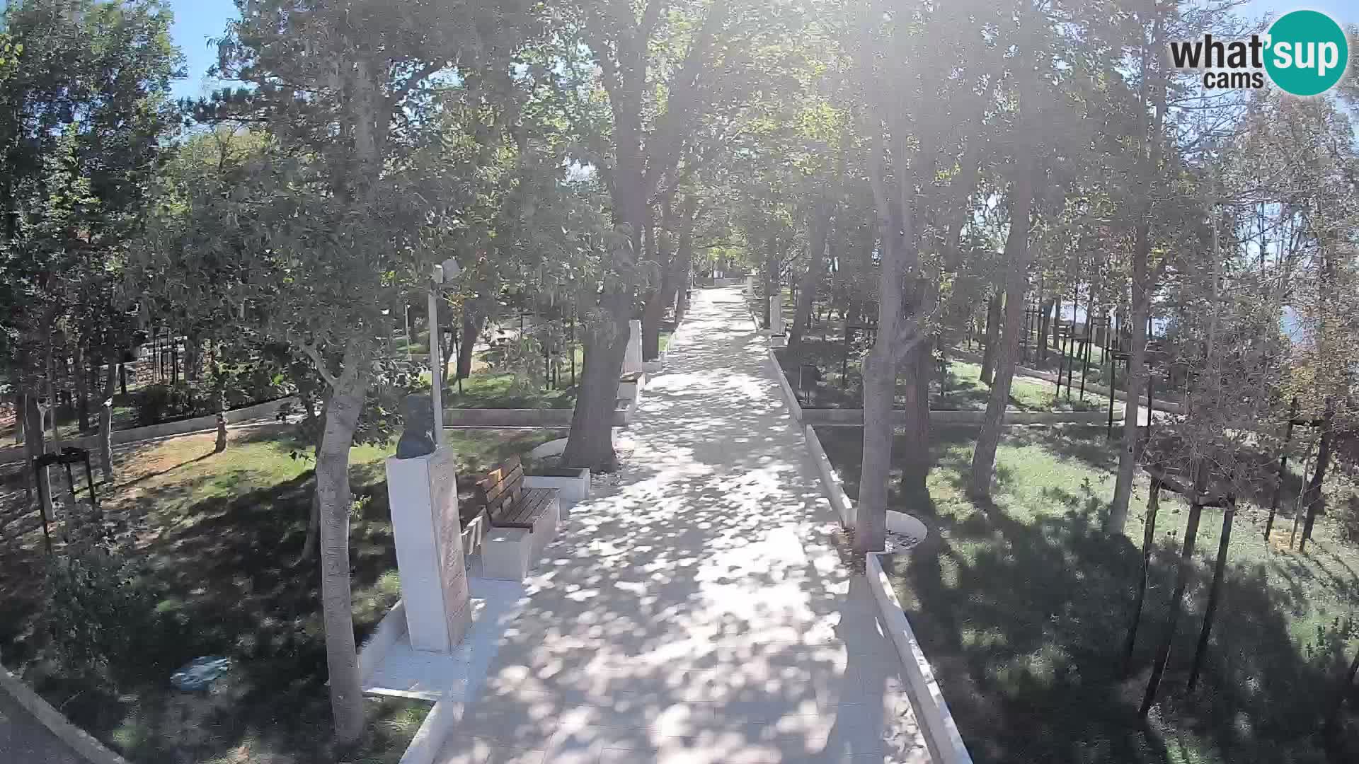 Writers’ Park Webcam Senj – Live by the Sea