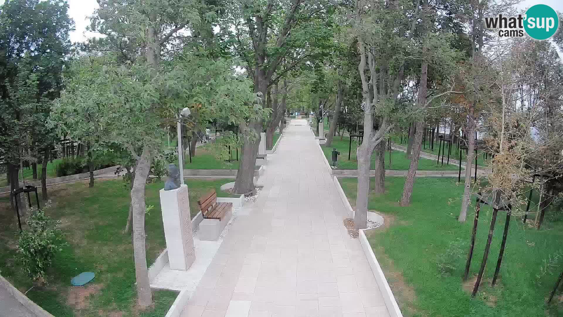 Webcam Schriftstellerpark Senj – Live am Meer