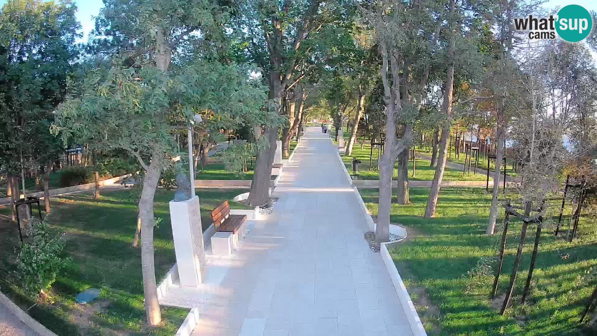 Writers’ Park Webcam Senj – Live by the Sea