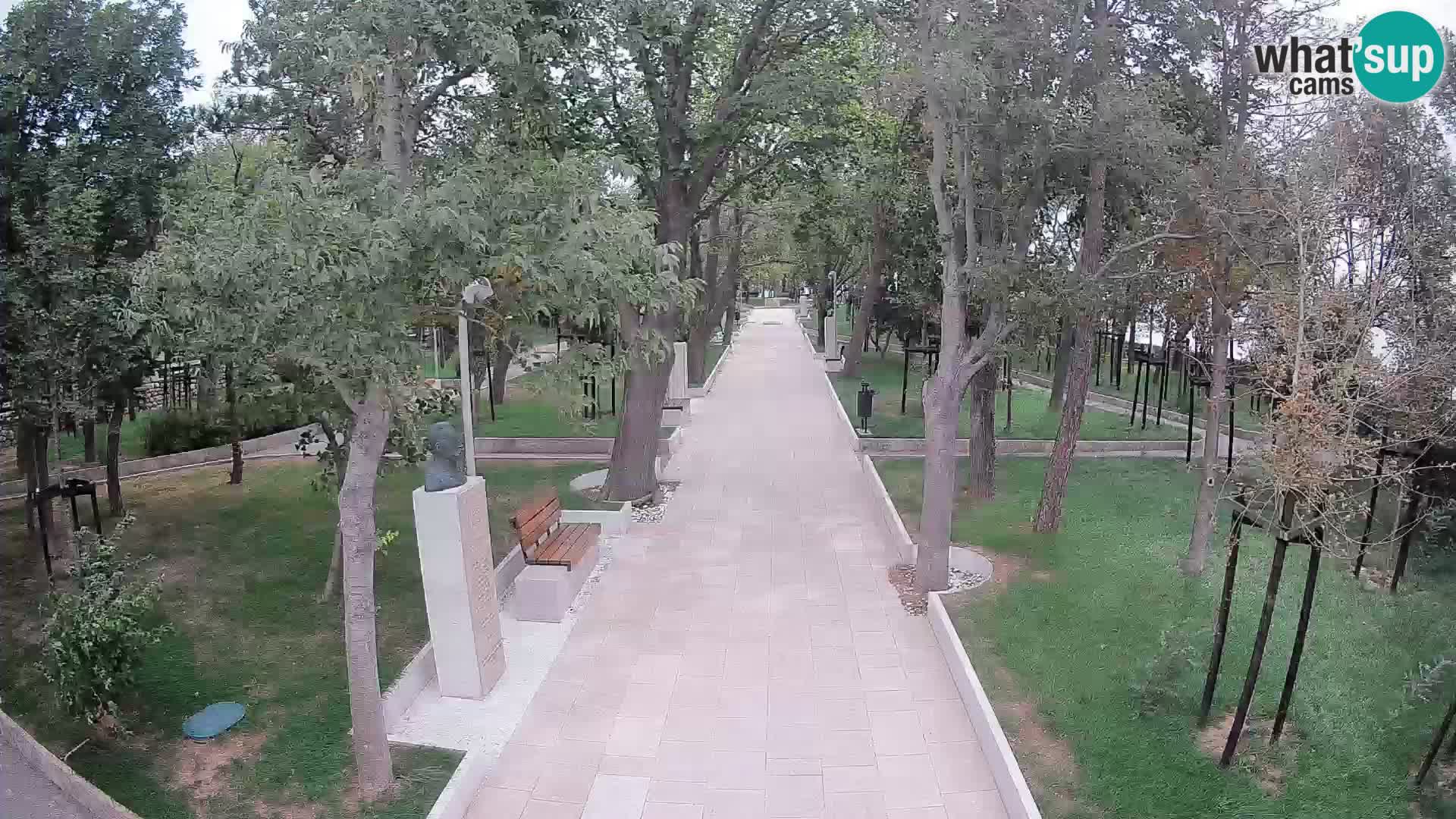 Writers’ Park Webcam Senj – Live by the Sea