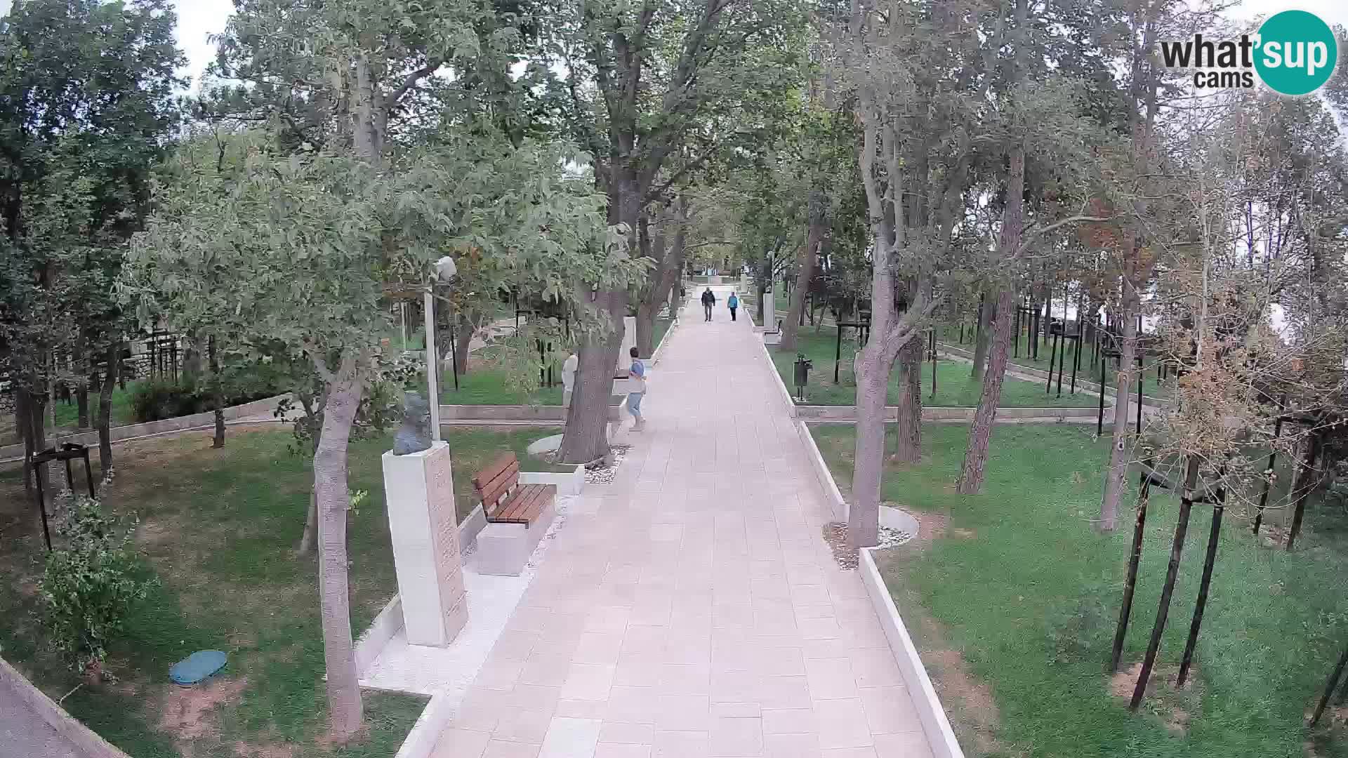 Webcam Schriftstellerpark Senj – Live am Meer