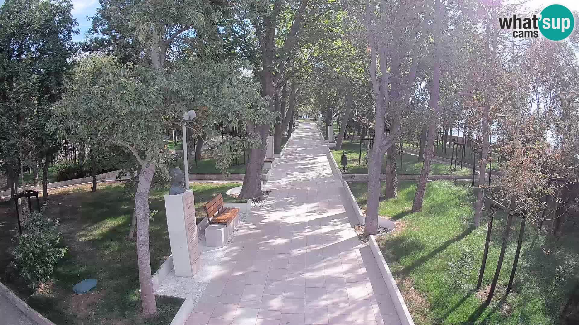 Webcam Schriftstellerpark Senj – Live am Meer
