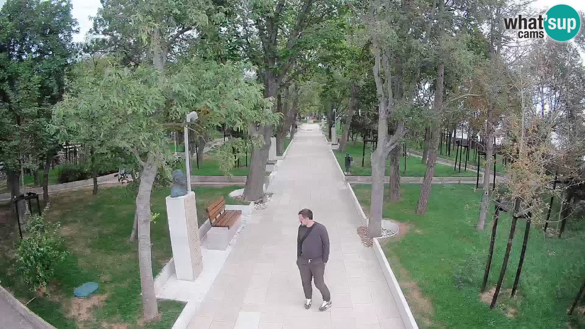 Writers’ Park Webcam Senj – Live by the Sea