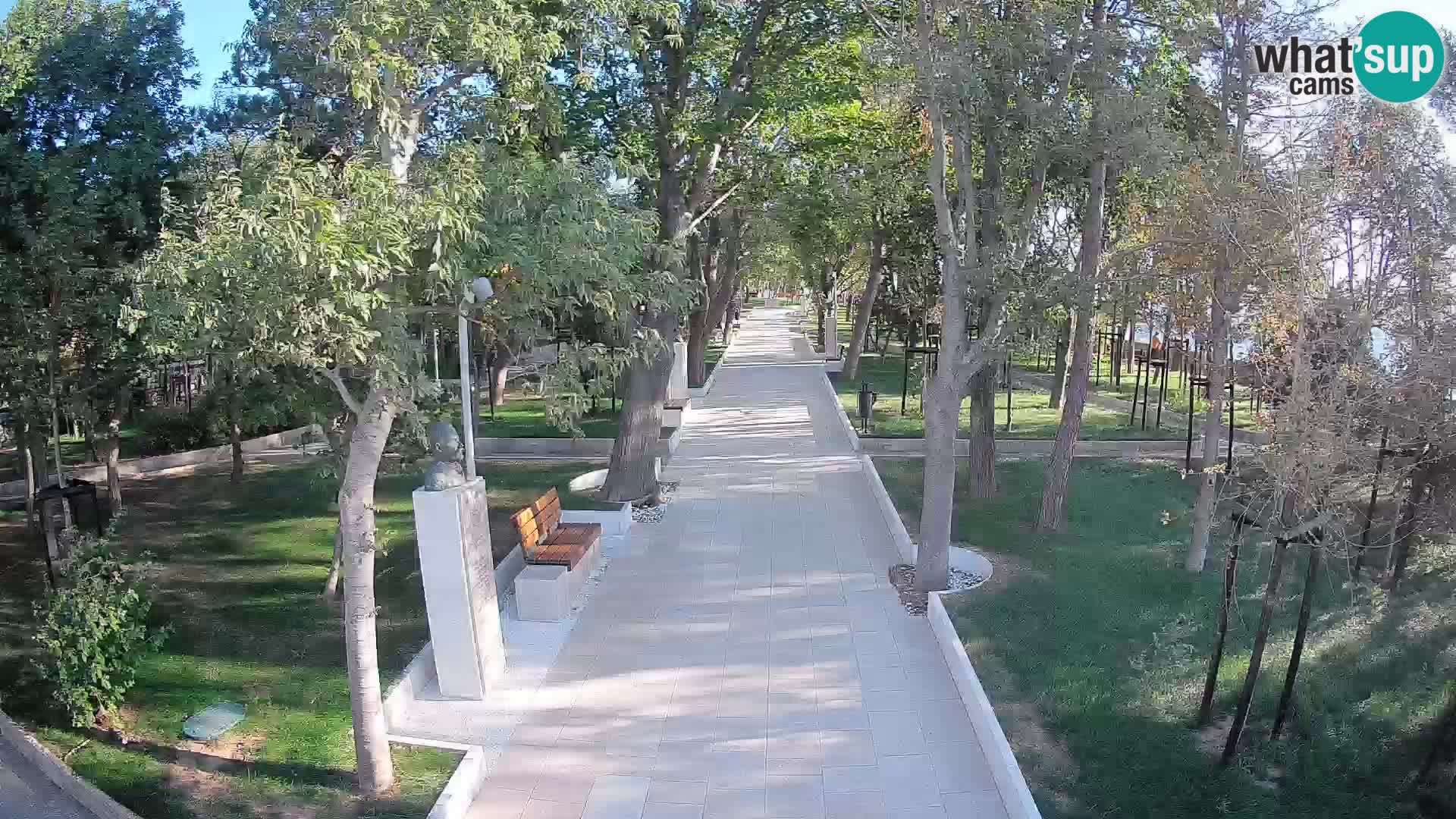 Writers’ Park Webcam Senj – Live by the Sea