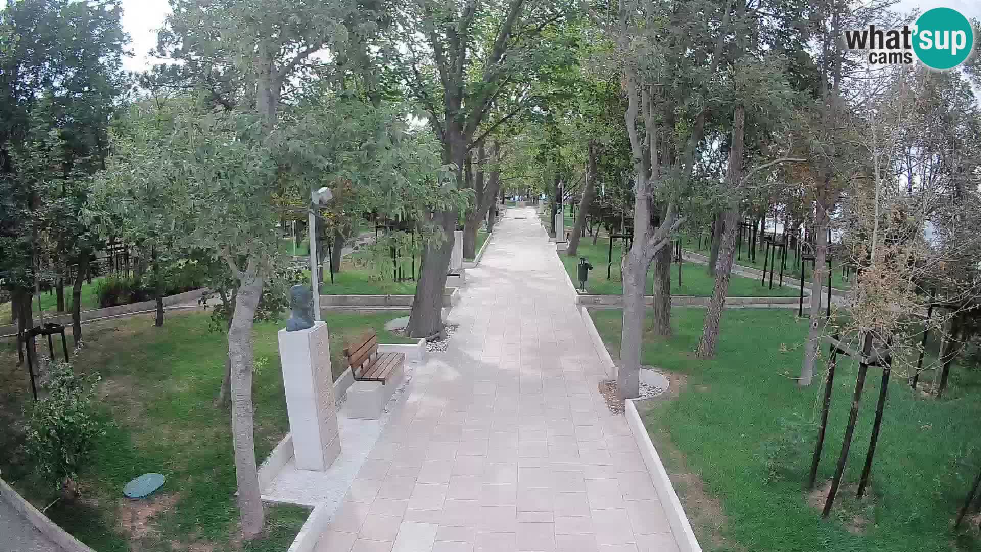 Writers’ Park Webcam Senj – Live by the Sea
