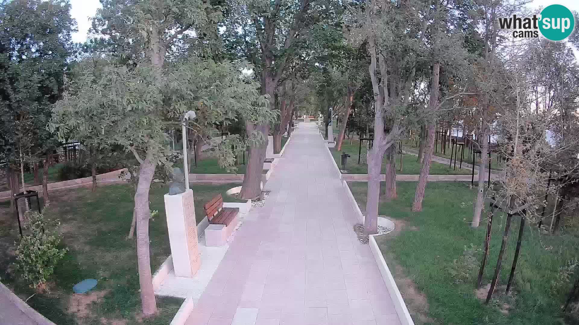 Writers’ Park Webcam Senj – Live by the Sea