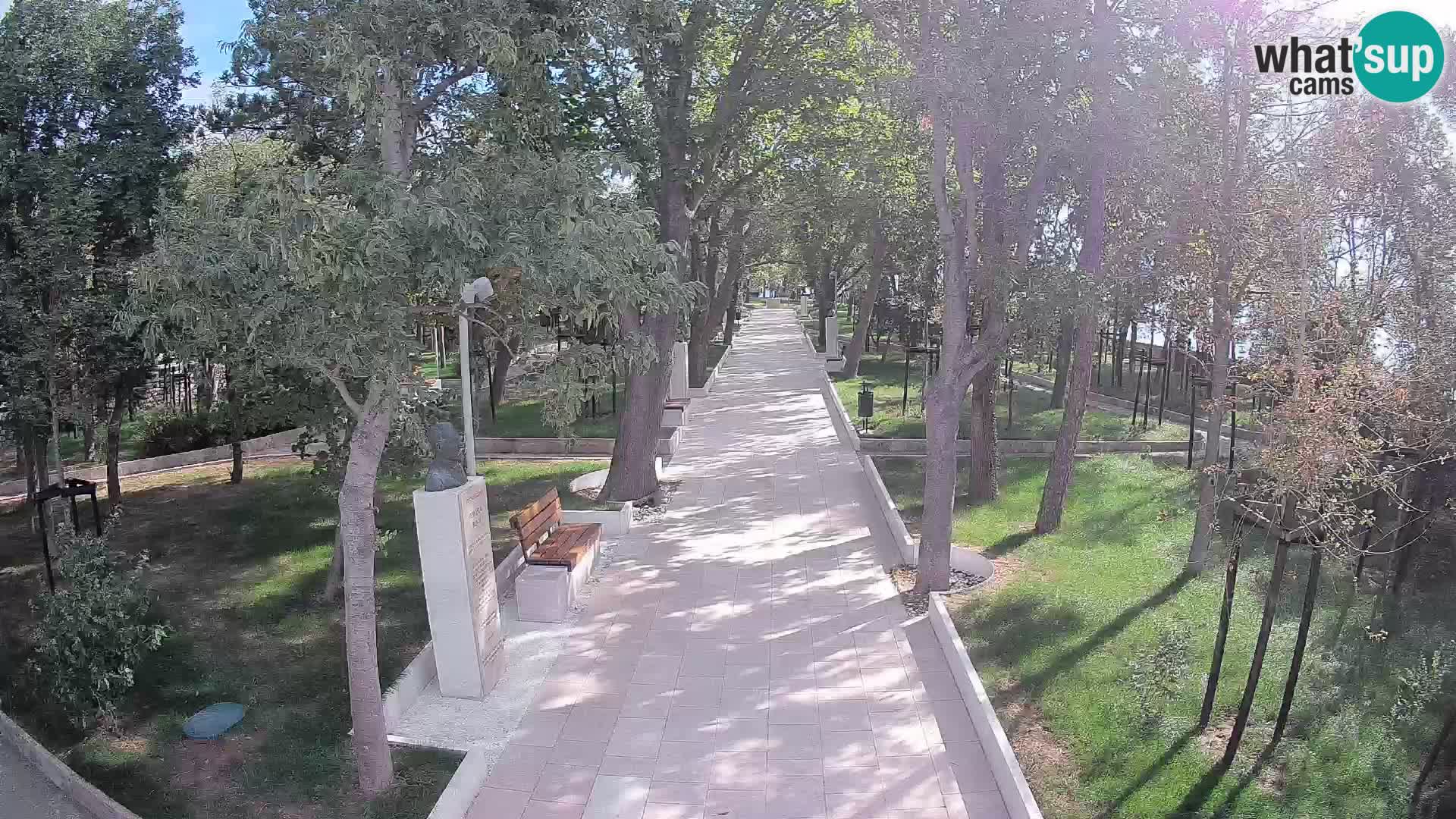 Writers’ Park Webcam Senj – Live by the Sea