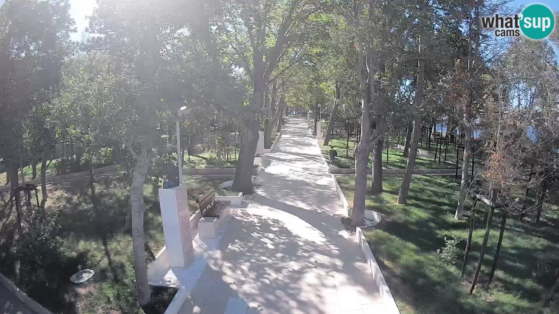 Writers’ Park Webcam Senj – Live by the Sea