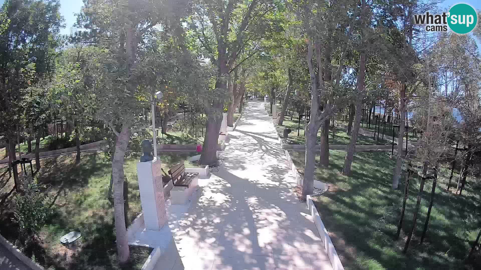 Writers’ Park Webcam Senj – Live by the Sea