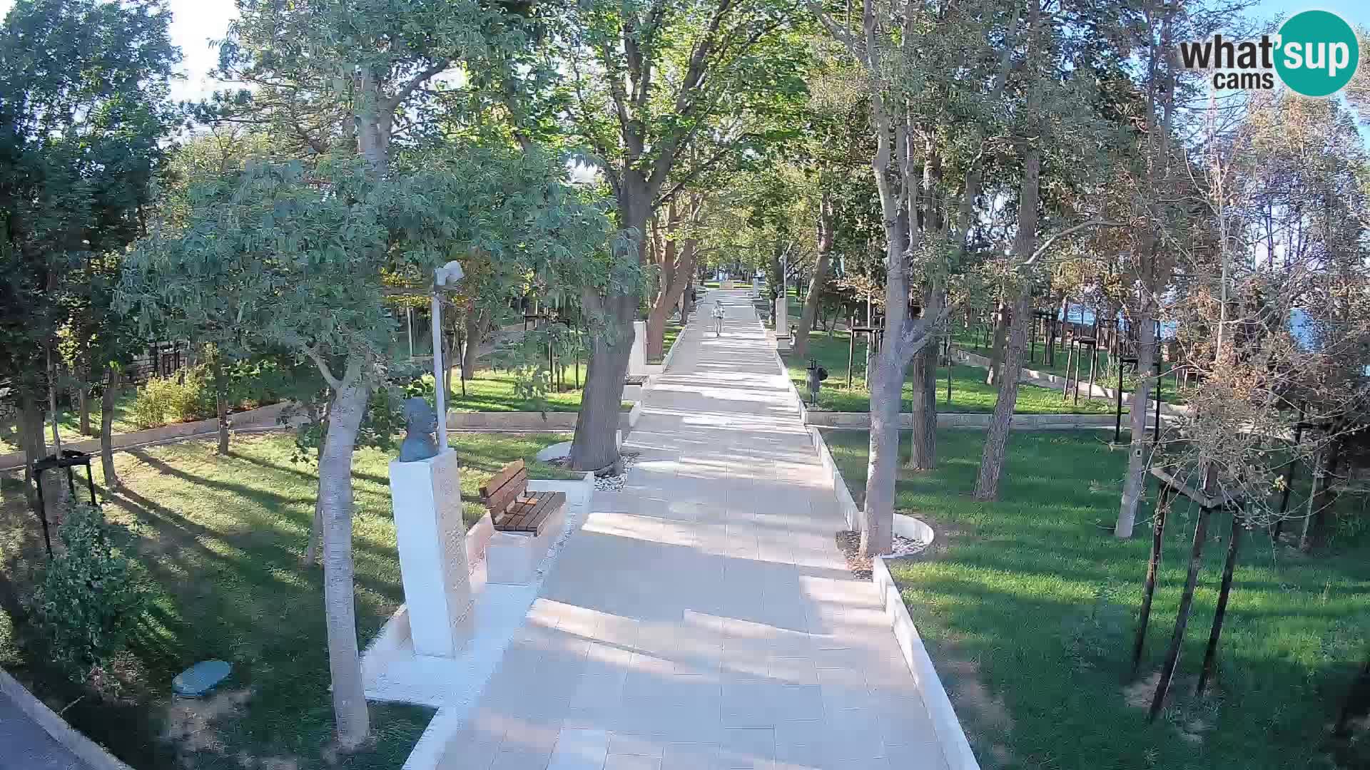 Writers’ Park Webcam Senj – Live by the Sea