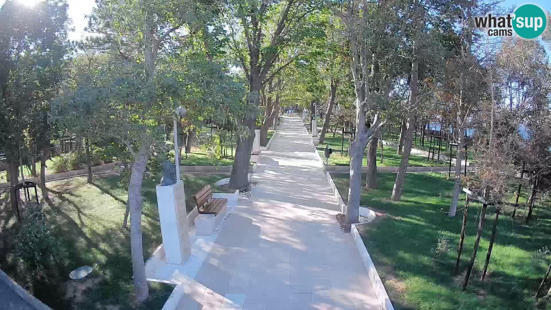 Writers’ Park Webcam Senj – Live by the Sea