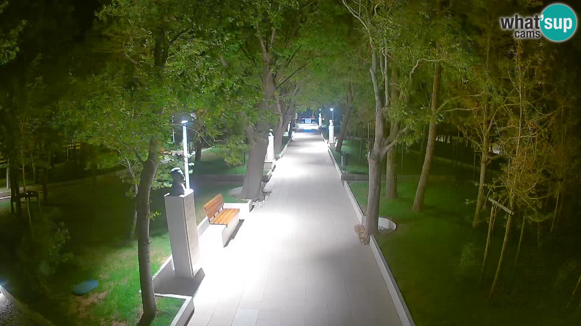 Writers’ Park Webcam Senj – Live by the Sea