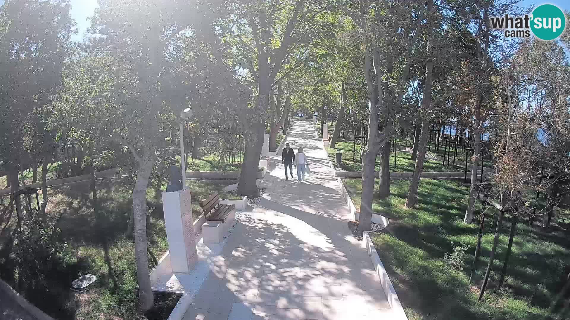 Writers’ Park Webcam Senj – Live by the Sea