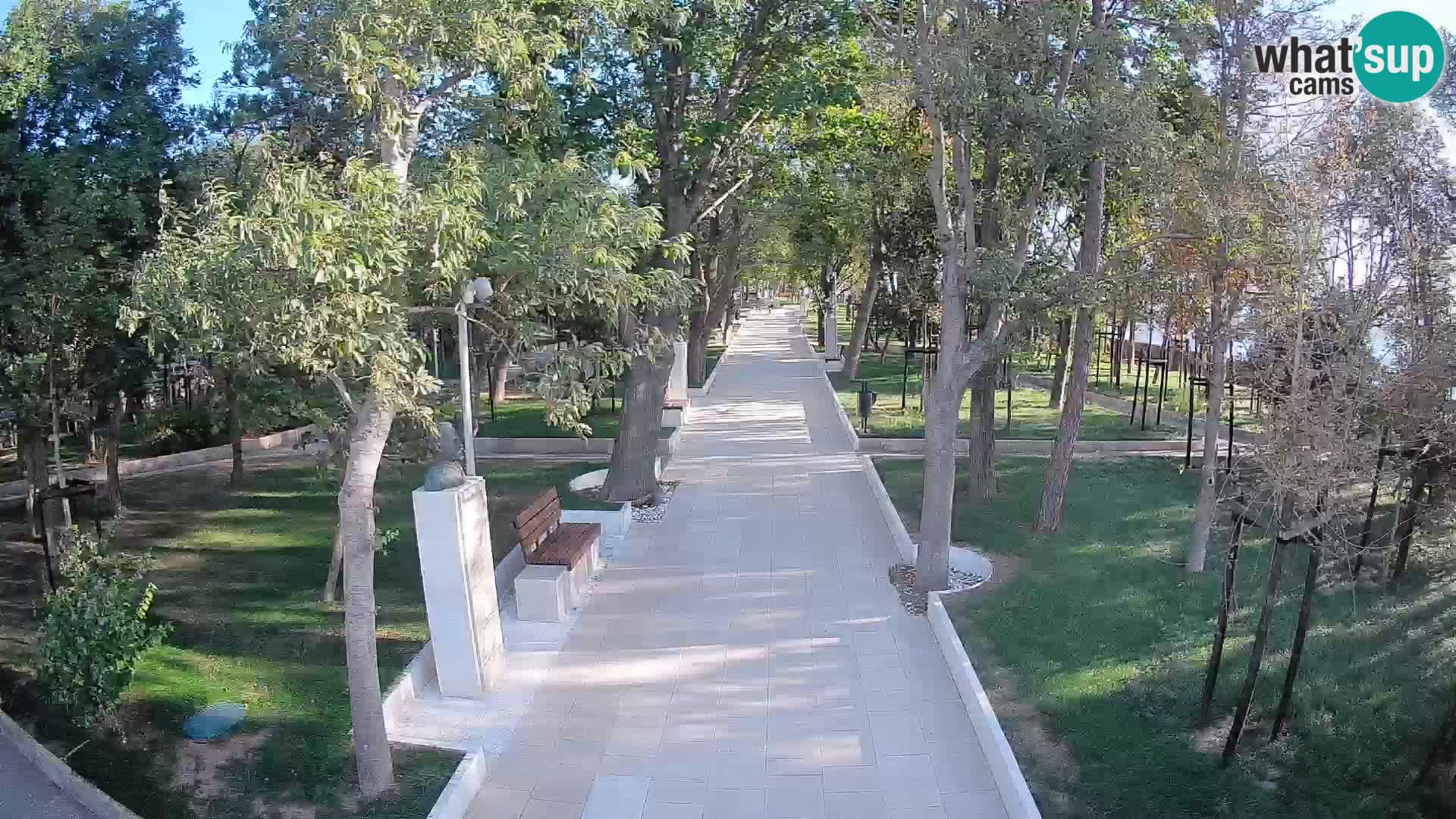 Writers’ Park Webcam Senj – Live by the Sea