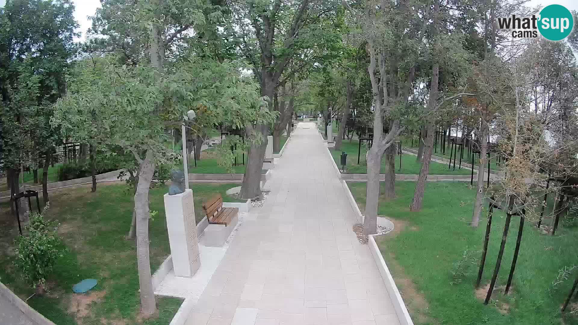 Webcam Schriftstellerpark Senj – Live am Meer