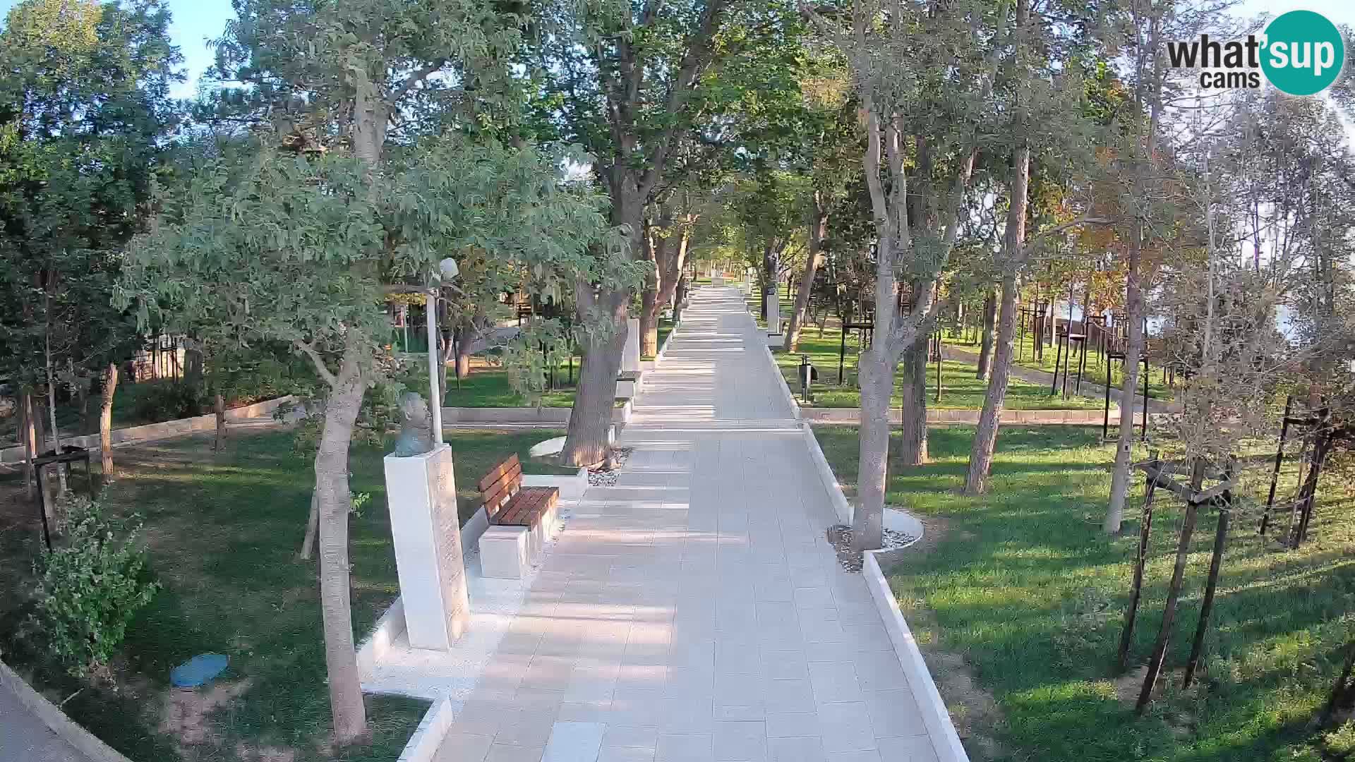Writers’ Park Webcam Senj – Live by the Sea