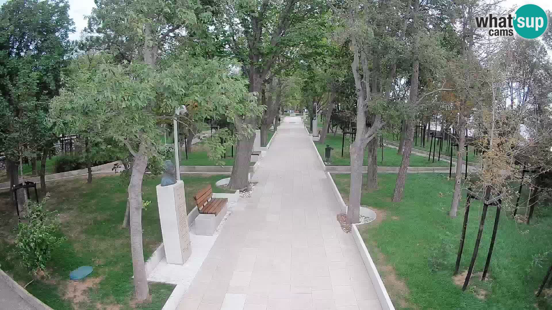 Writers’ Park Webcam Senj – Live by the Sea
