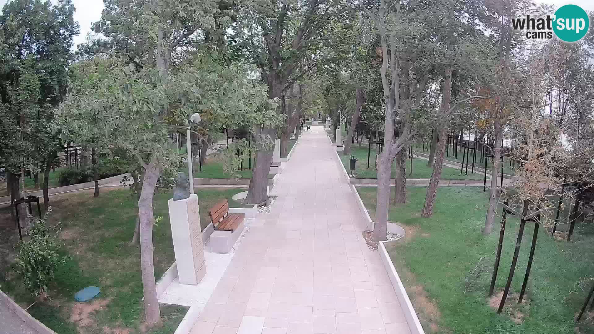 Writers’ Park Webcam Senj – Live by the Sea