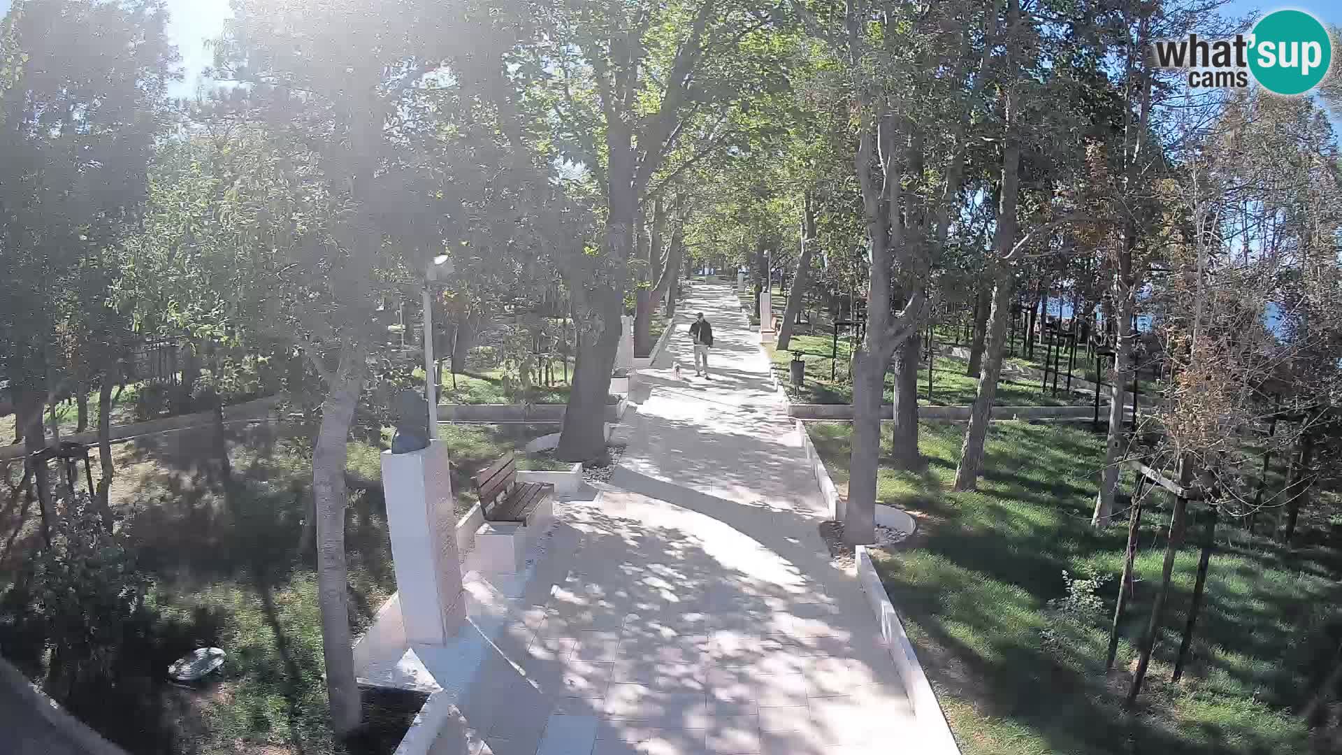 Writers’ Park Webcam Senj – Live by the Sea
