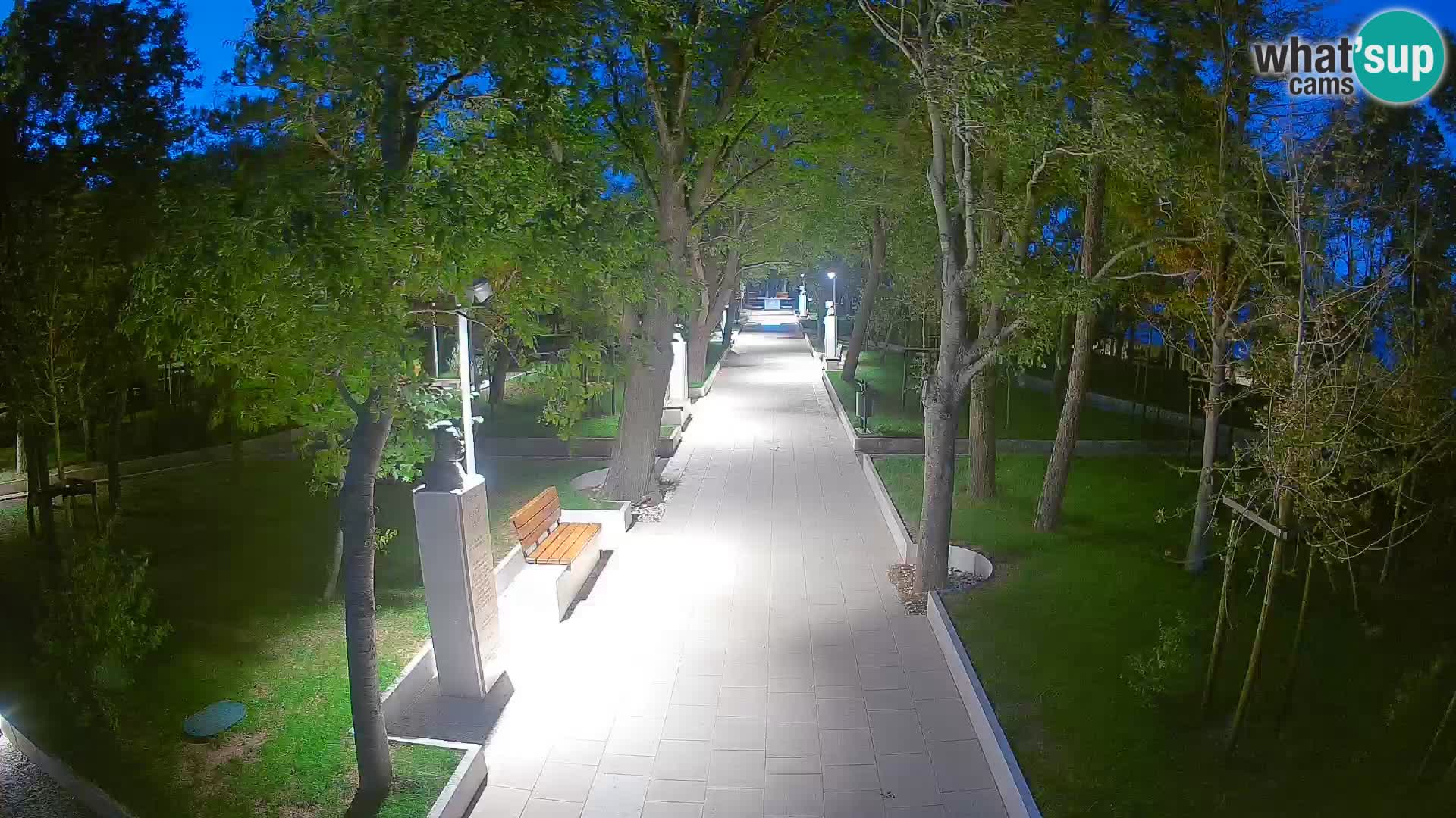 Writers’ Park Webcam Senj – Live by the Sea