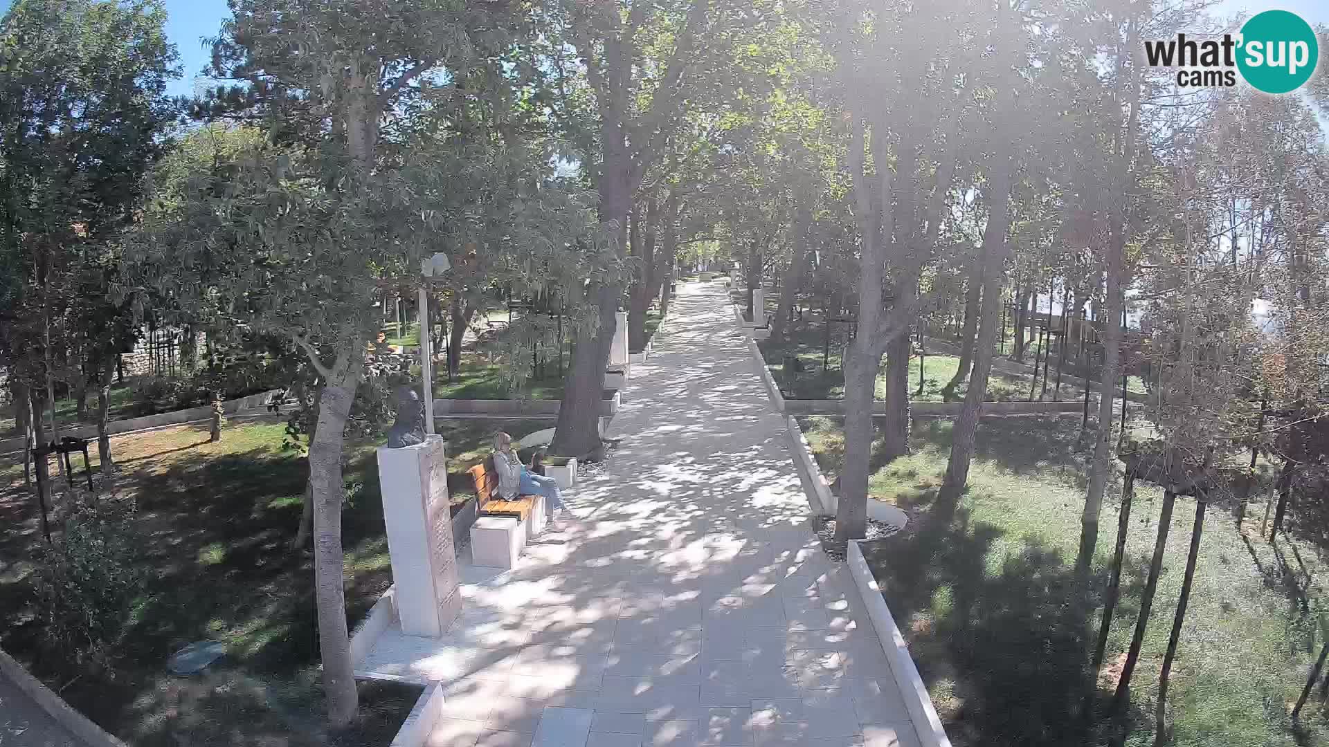 Writers’ Park Webcam Senj – Live by the Sea
