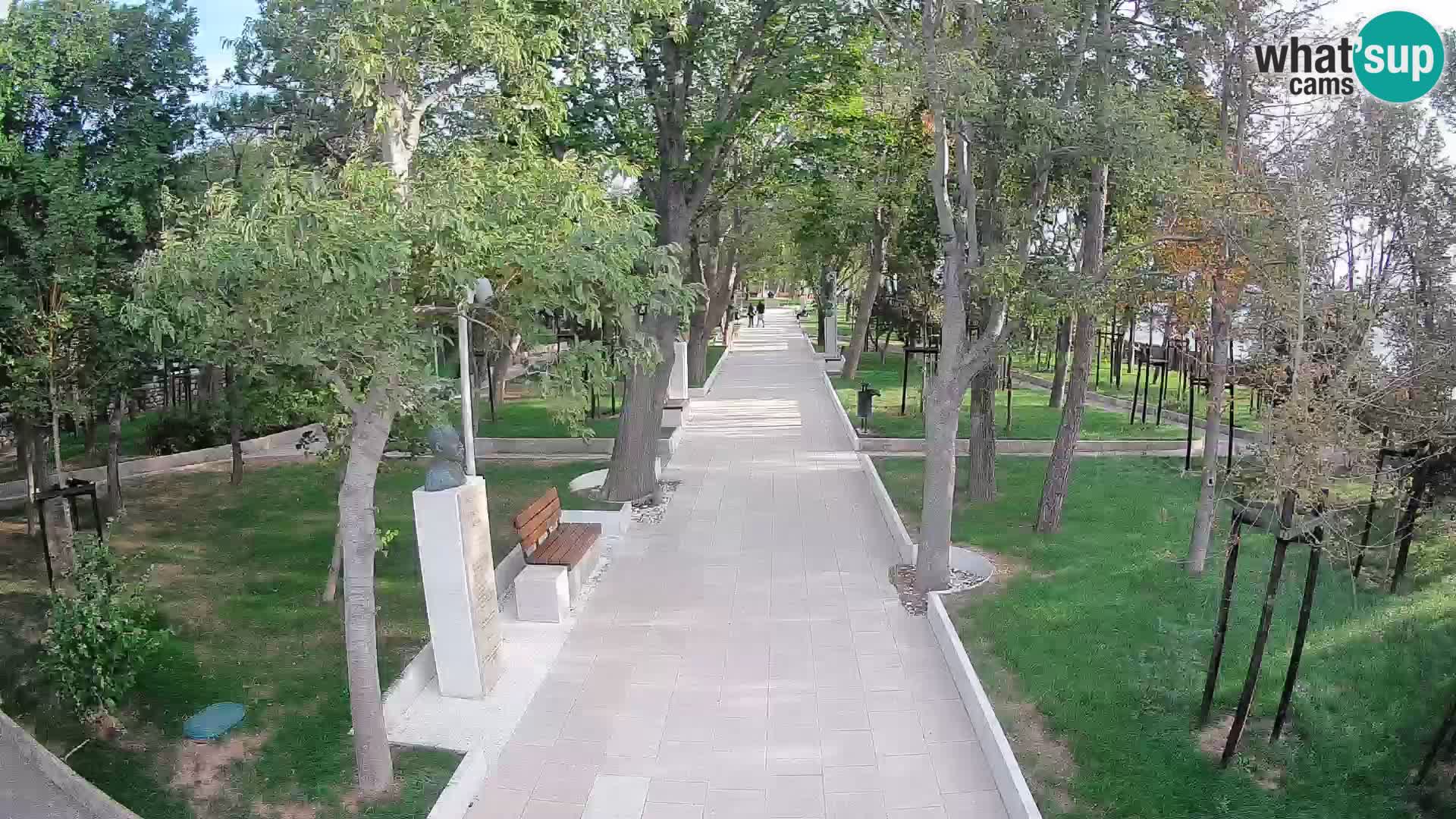 Writers’ Park Webcam Senj – Live by the Sea
