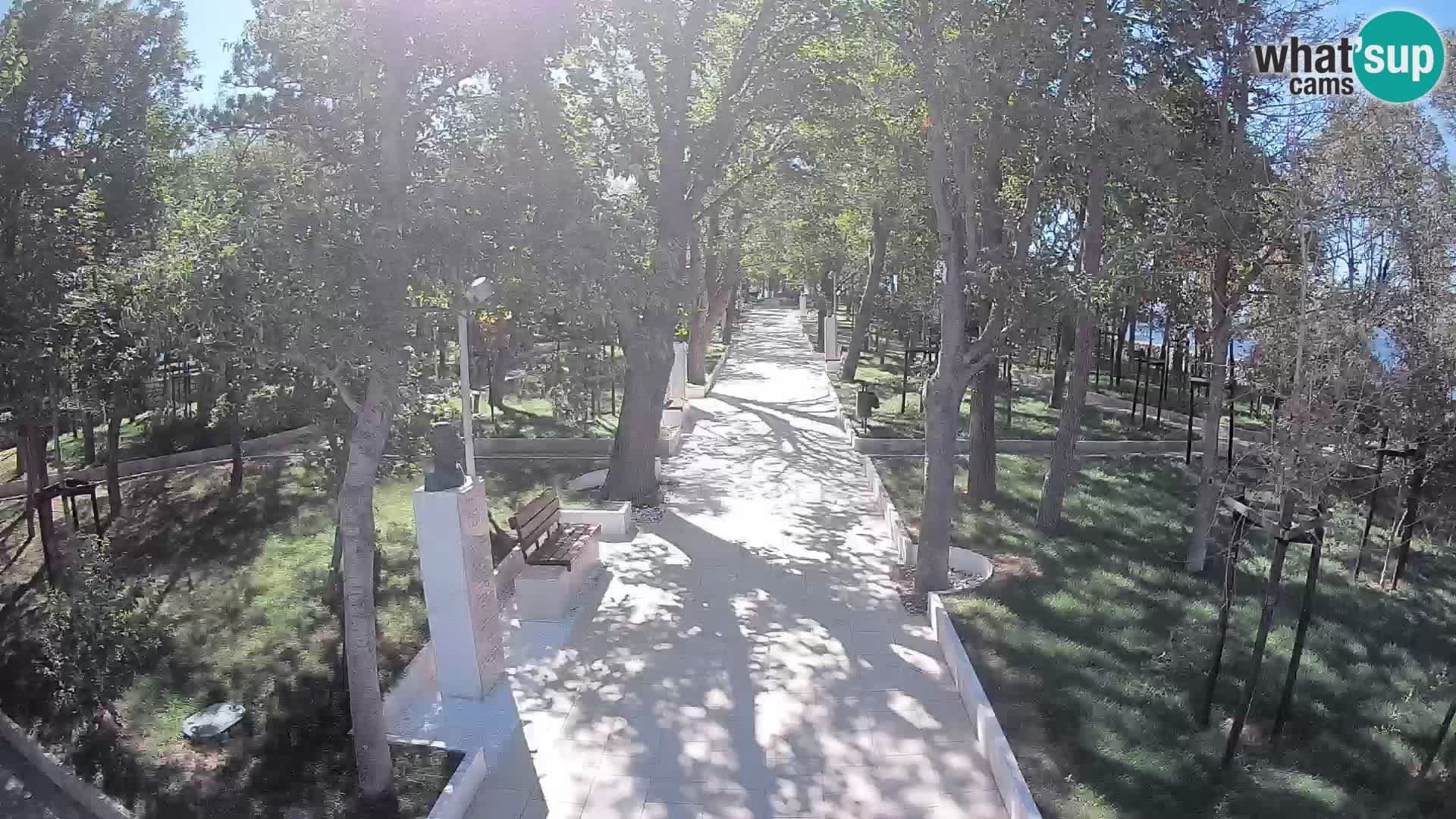 Writers’ Park Webcam Senj – Live by the Sea