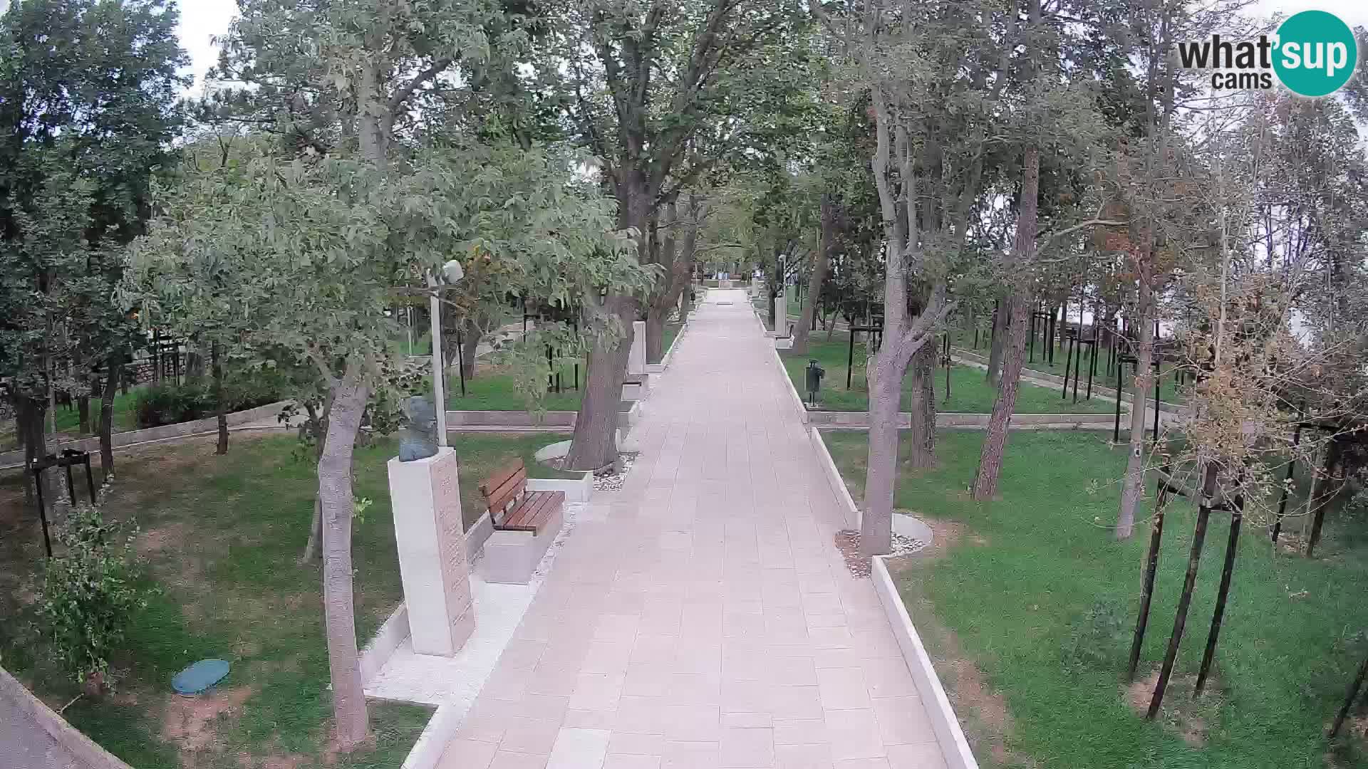 Writers’ Park Webcam Senj – Live by the Sea