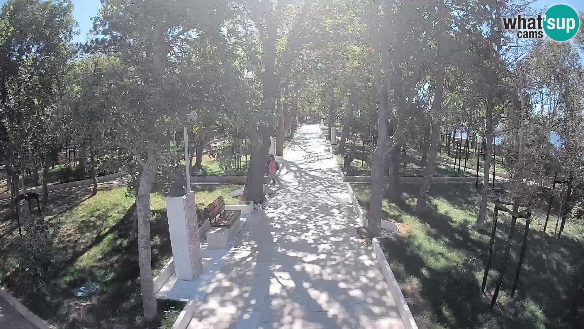 Writers’ Park Webcam Senj – Live by the Sea
