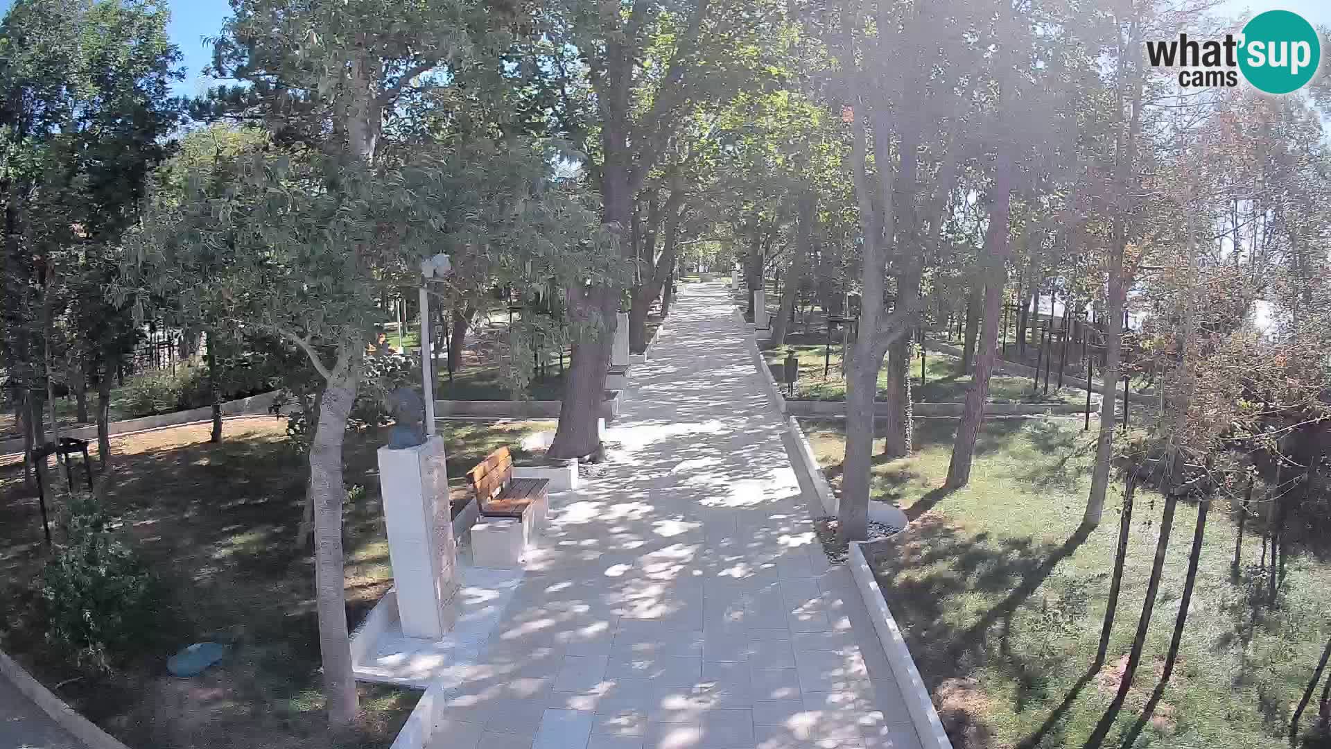 Writers’ Park Webcam Senj – Live by the Sea