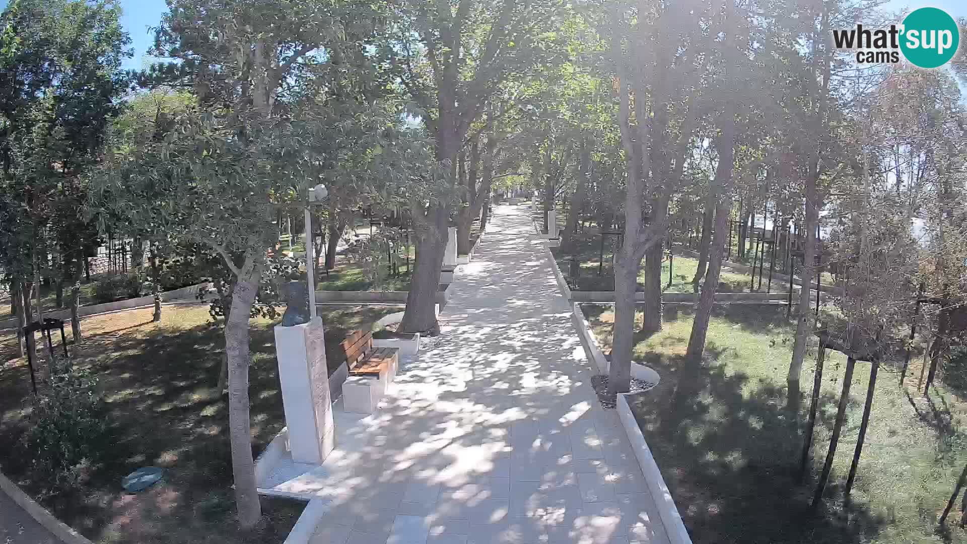 Writers’ Park Webcam Senj – Live by the Sea
