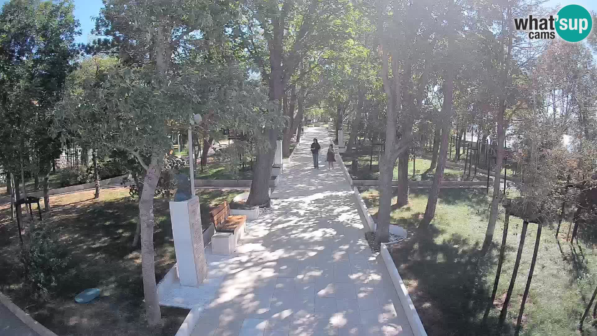 Writers’ Park Webcam Senj – Live by the Sea