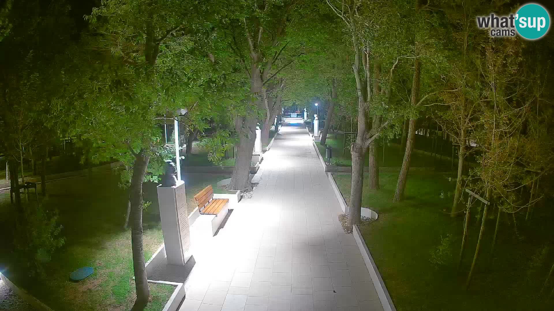 Writers’ Park Webcam Senj – Live by the Sea