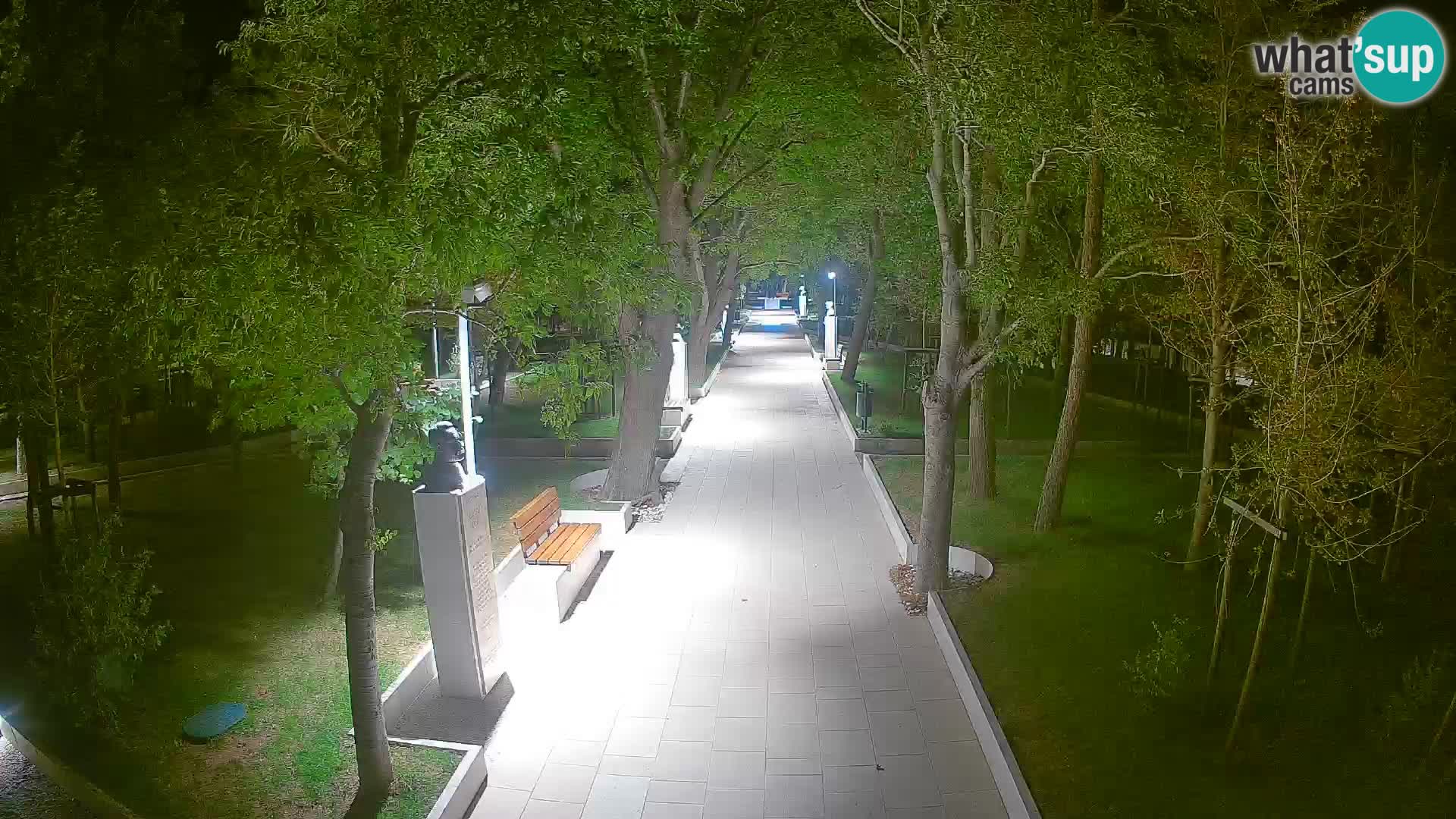 Webcam Schriftstellerpark Senj – Live am Meer