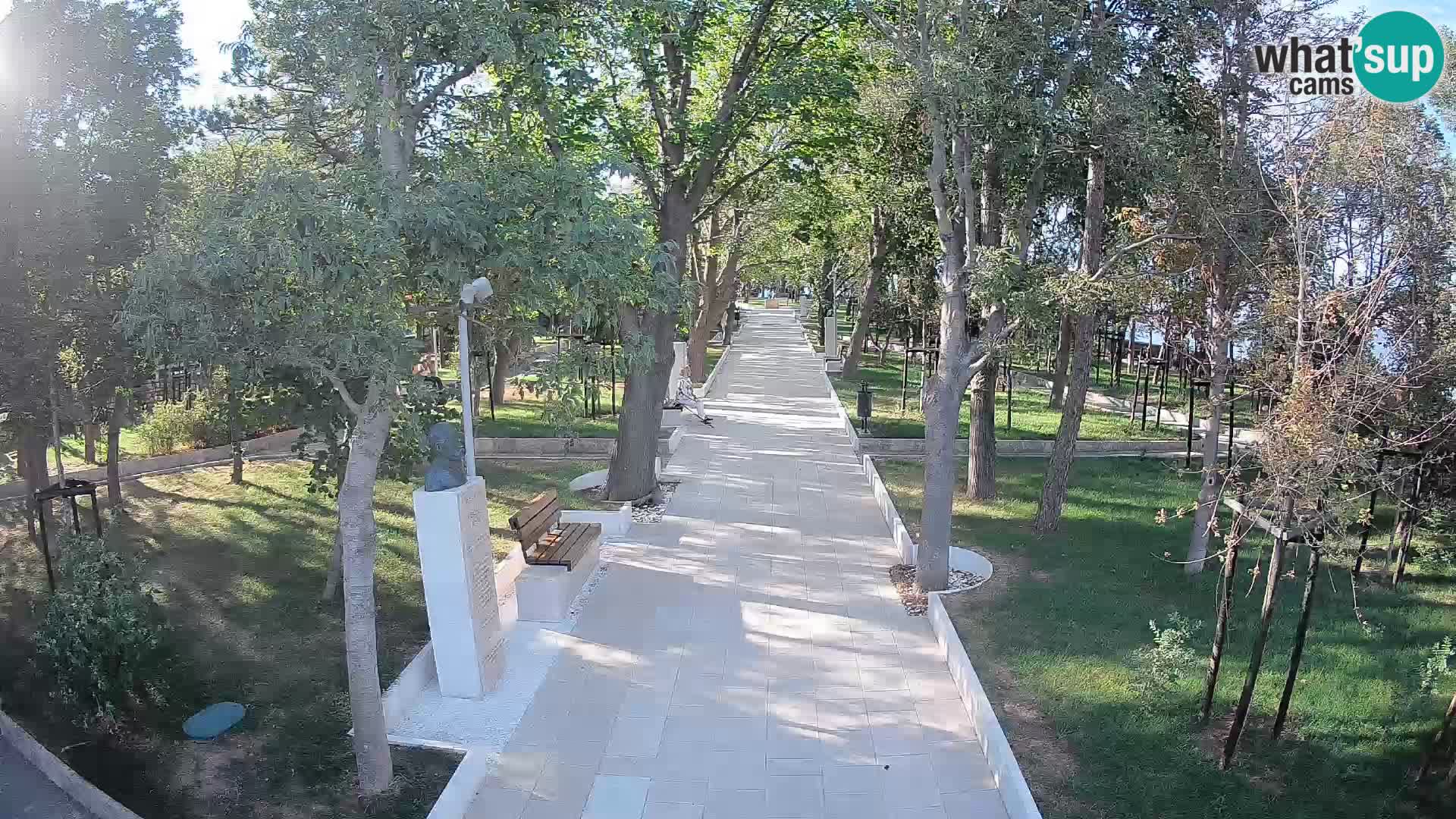 Writers’ Park Webcam Senj – Live by the Sea