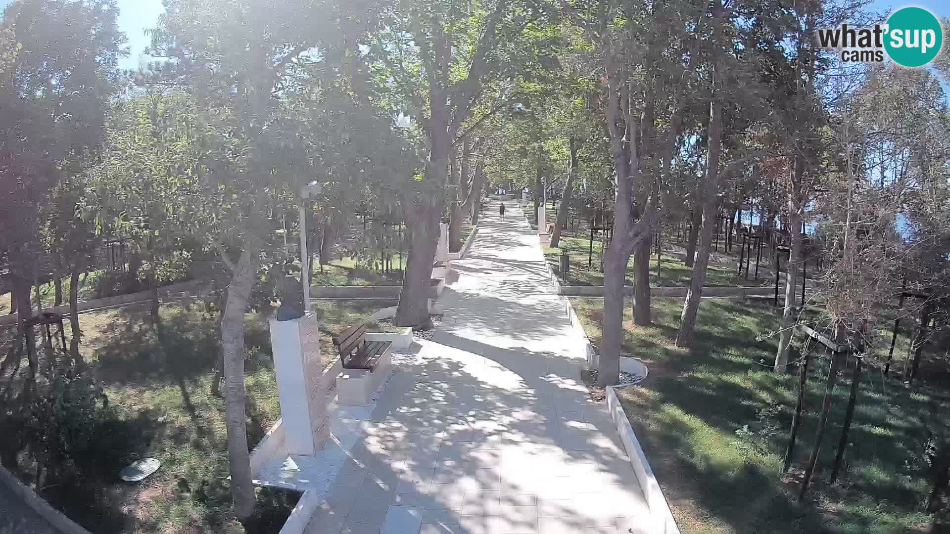 Writers’ Park Webcam Senj – Live by the Sea