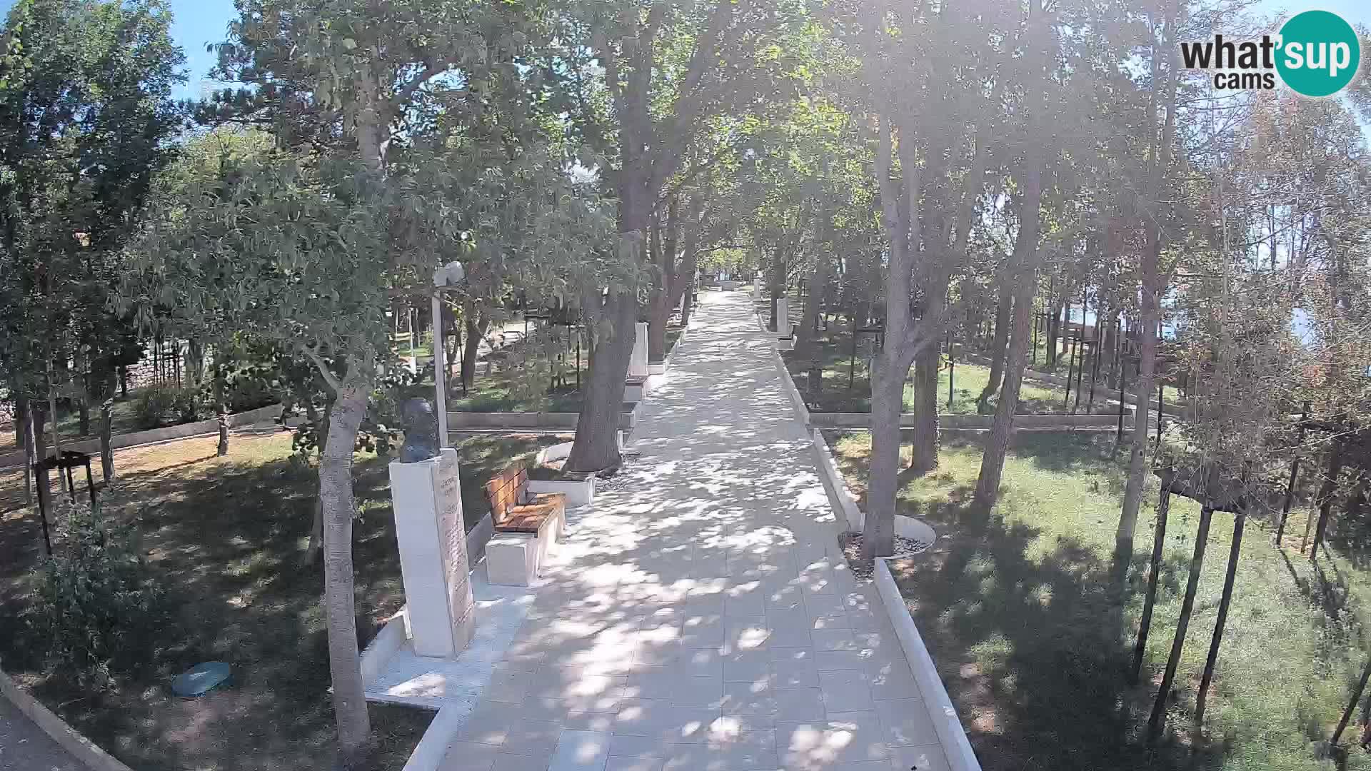 Writers’ Park Webcam Senj – Live by the Sea