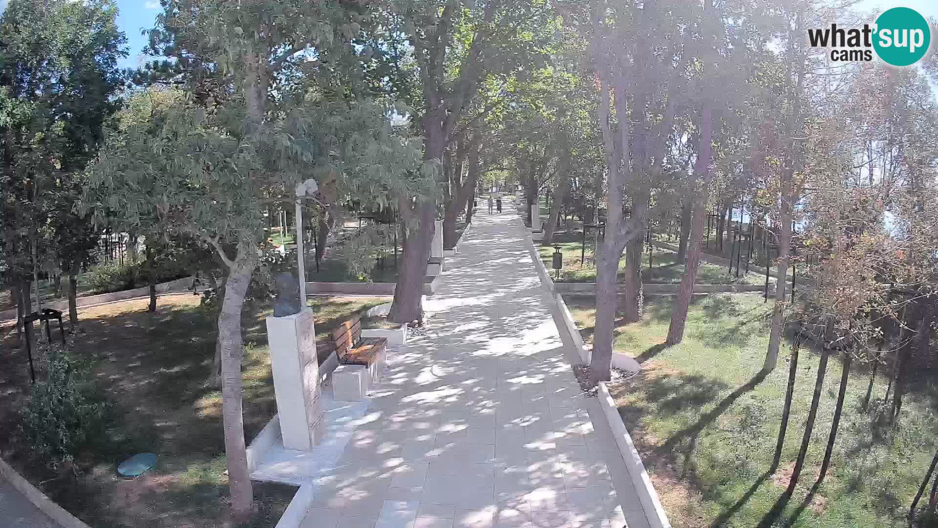 Webcam Schriftstellerpark Senj – Live am Meer
