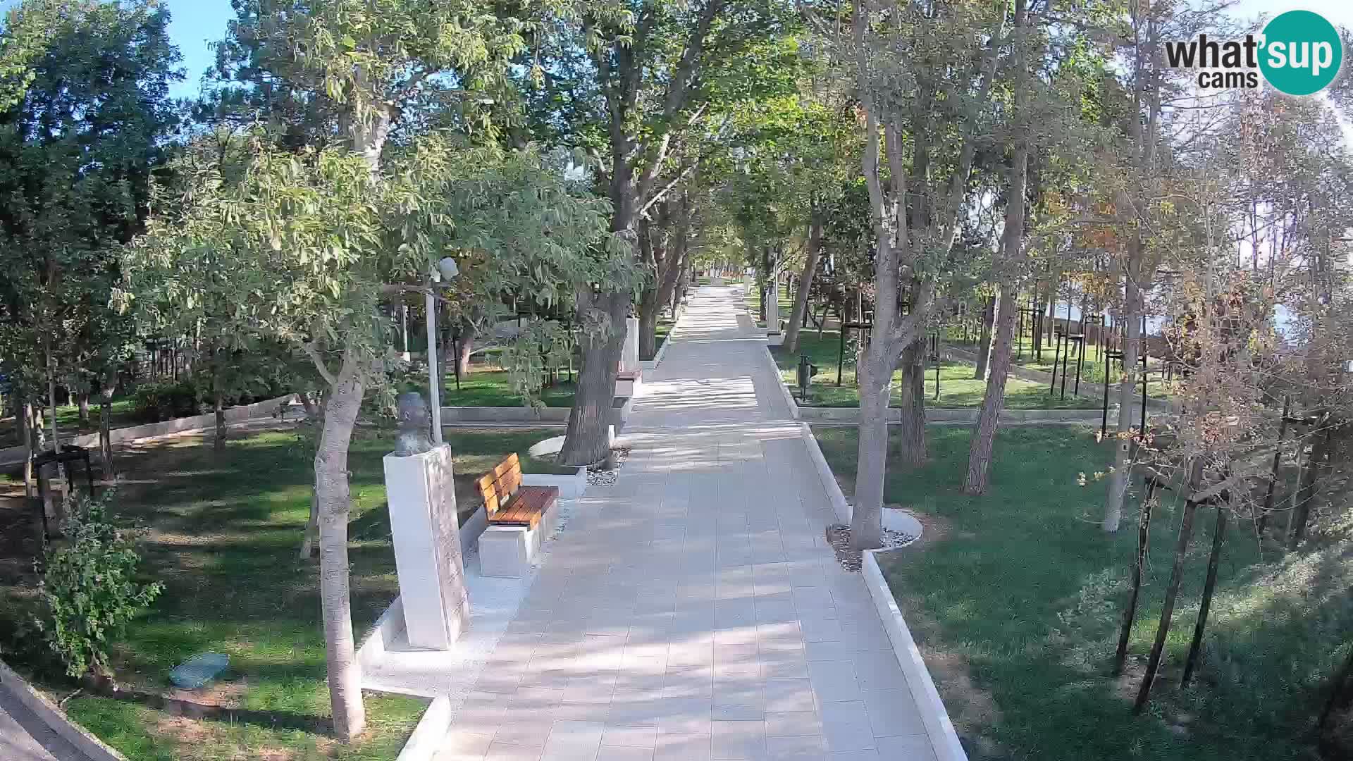 Writers’ Park Webcam Senj – Live by the Sea