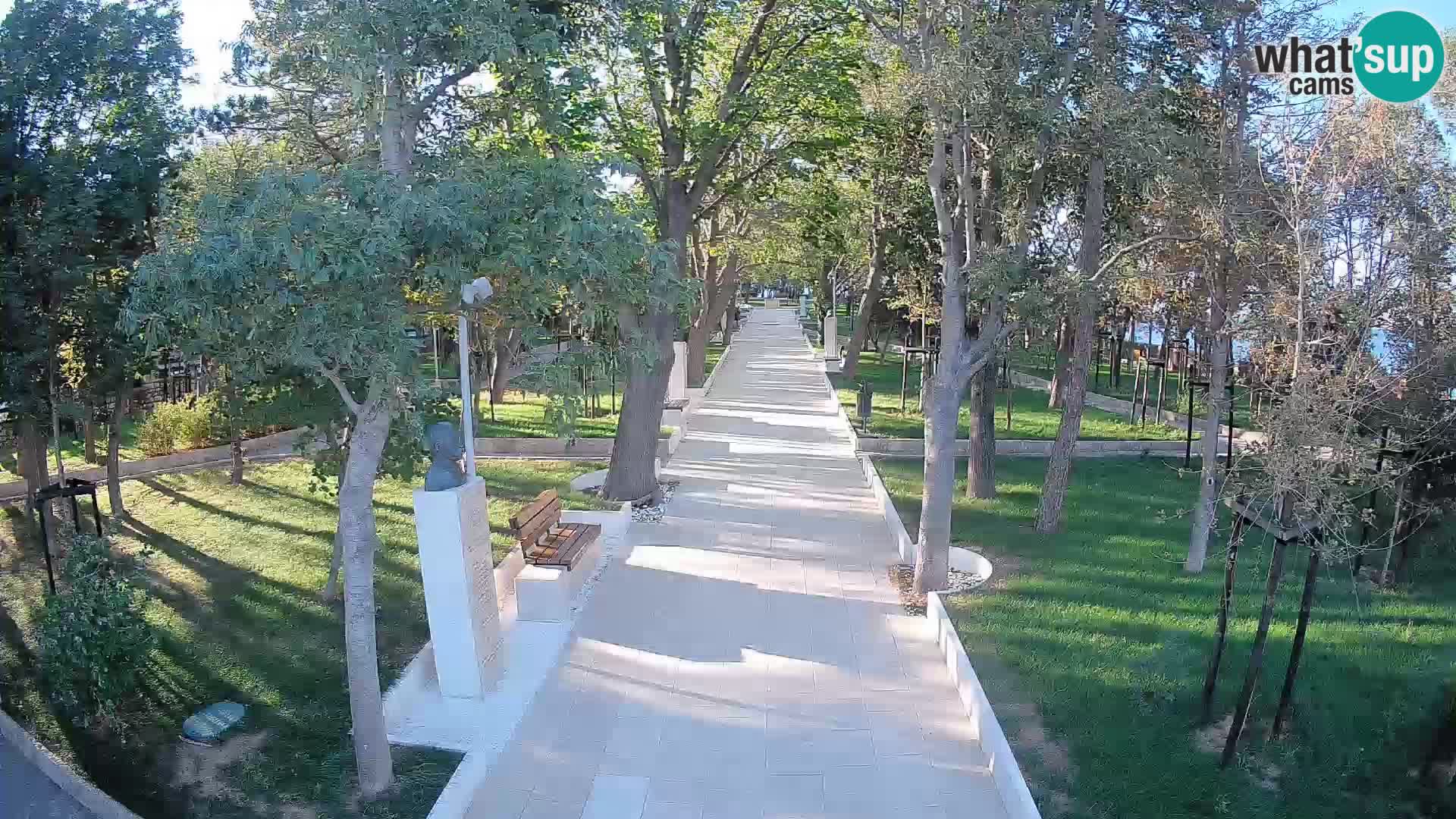 Writers’ Park Webcam Senj – Live by the Sea
