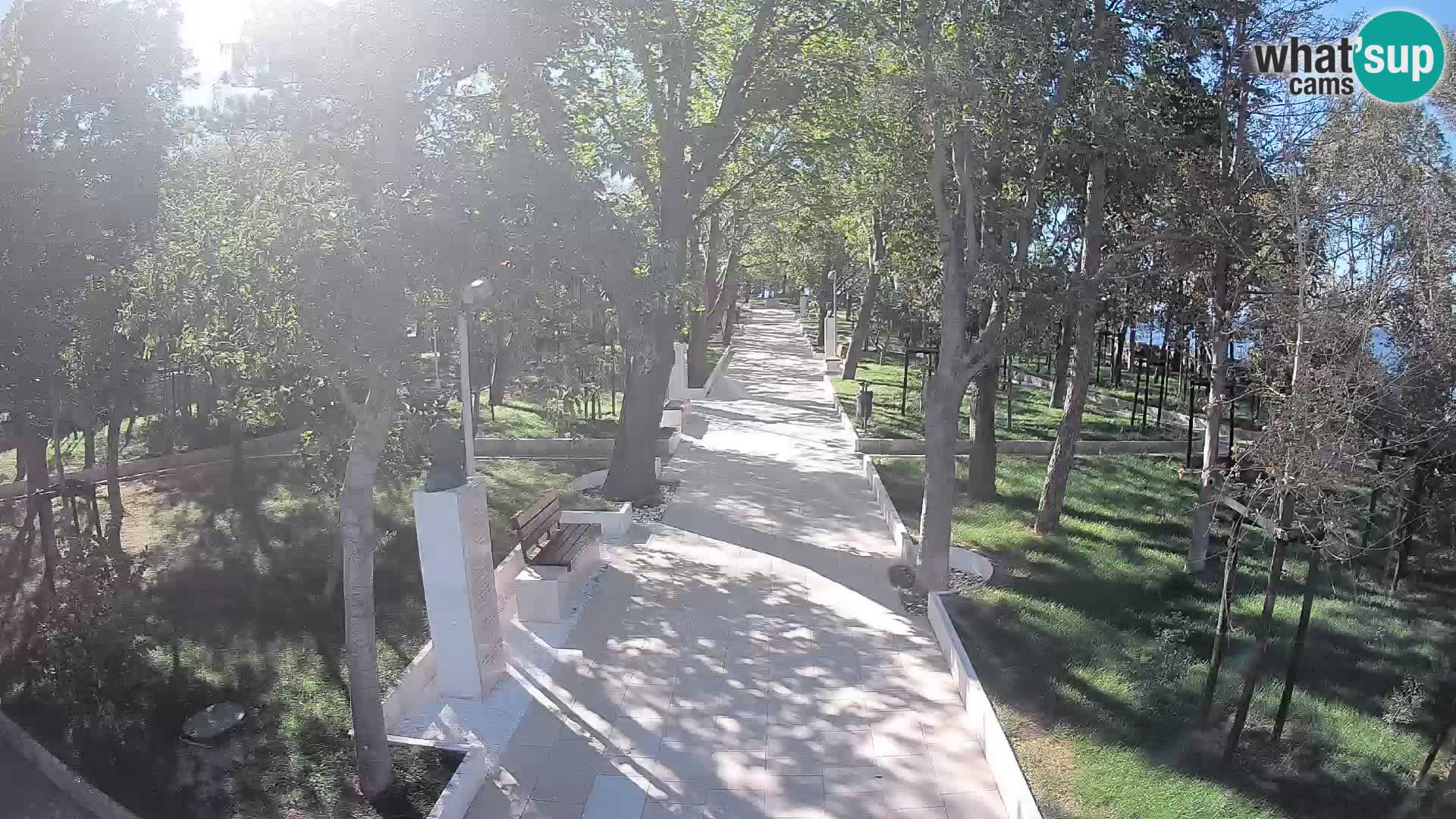 Writers’ Park Webcam Senj – Live by the Sea