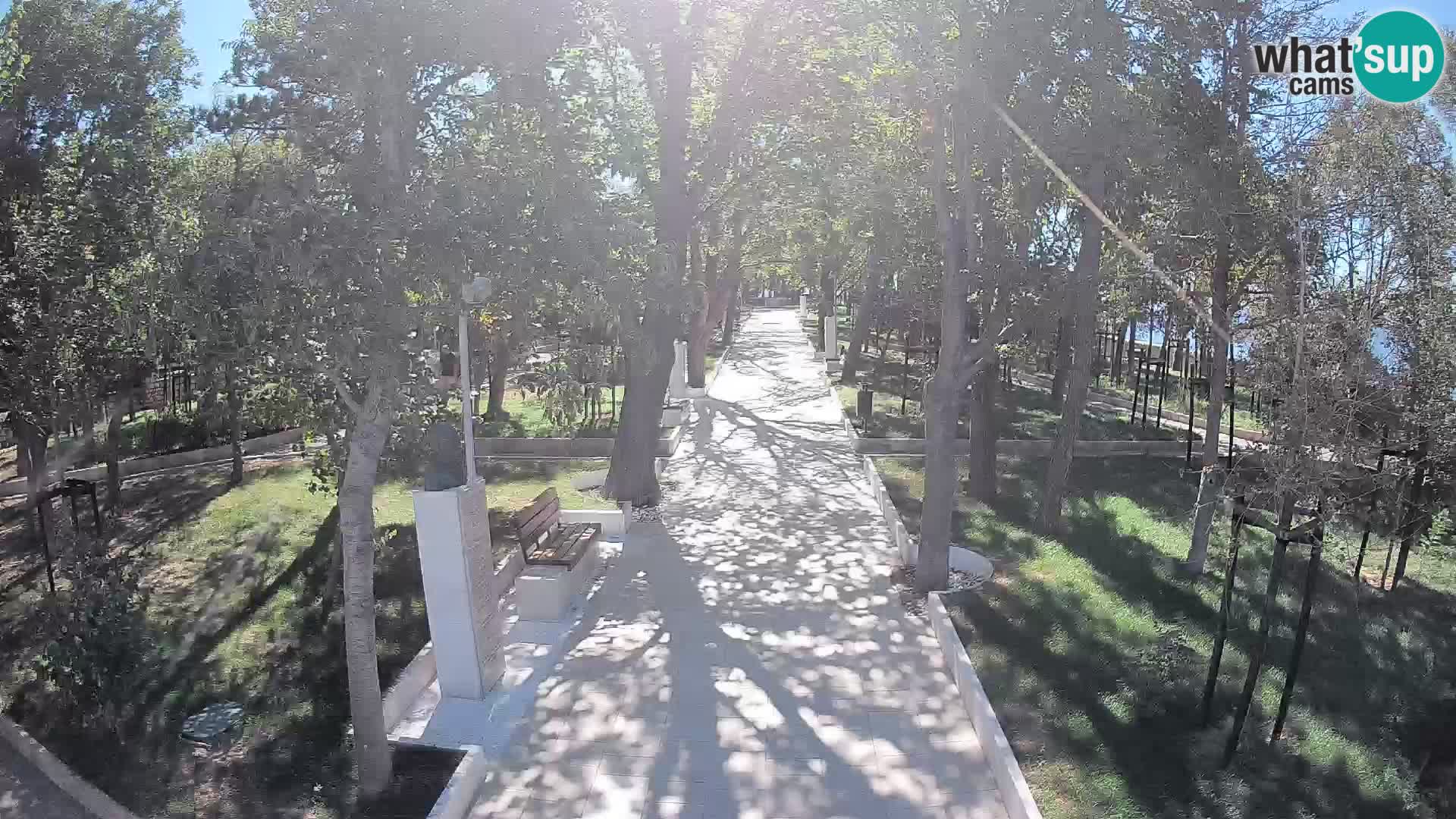 Webcam Schriftstellerpark Senj – Live am Meer