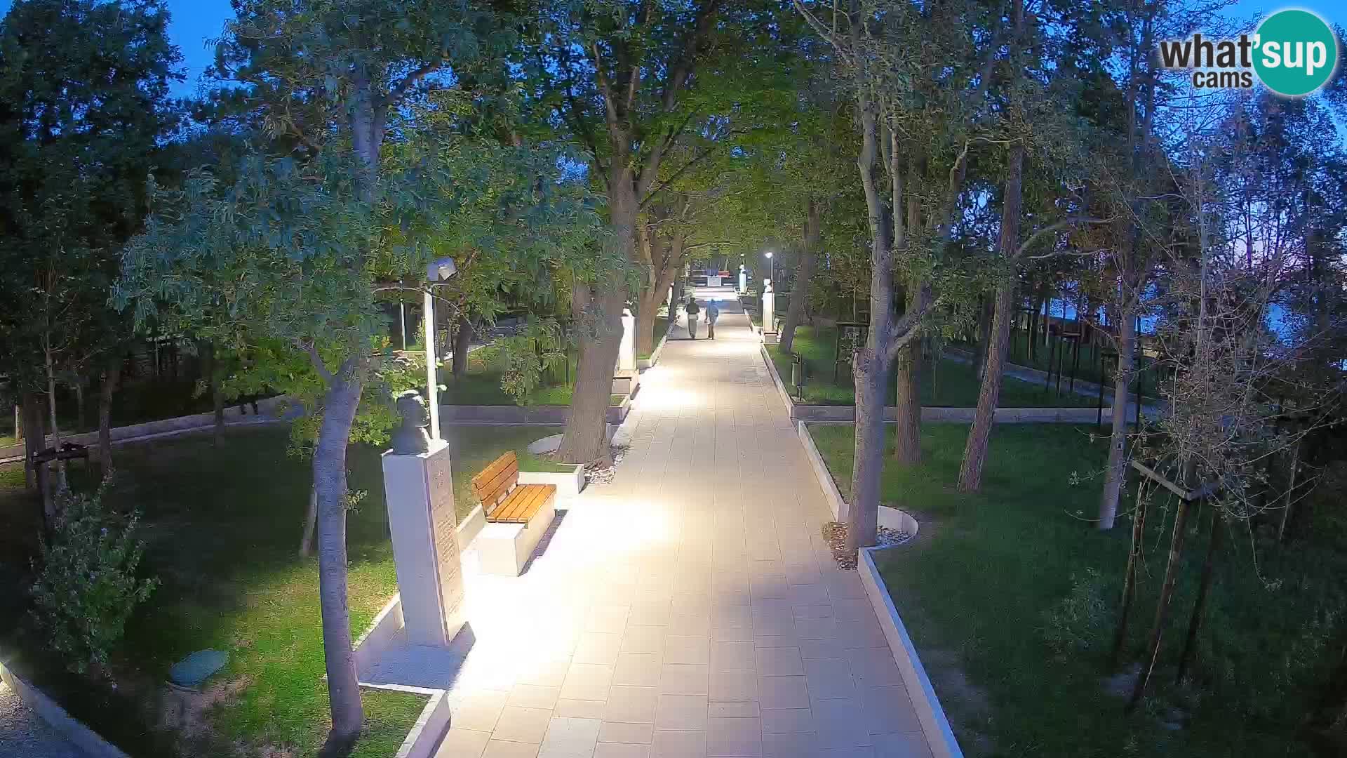 Writers’ Park Webcam Senj – Live by the Sea